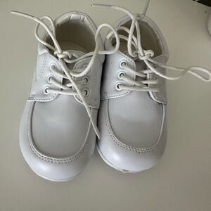 Elegant White Kids Dress Shoes